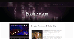 Desktop Screenshot of dougiemaclean.com