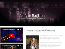Tablet Screenshot of dougiemaclean.com